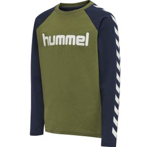 Hummel hmlBOYS Longsleeve Pullover Langarmshirt Grün - Jungen, Größe:176