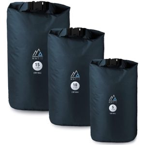 MNT10 Dry Bag Ultra-Light I Blau IPacksack in 5l, 10l, 15l I Wasserfeste Tasche Ultra-Light für Reisen und Outdoor I Trockenbeutel (Blau, 15 L)