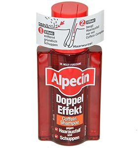 3x Alpecin DOPPEL EFFEKT COFFEIN SHAMPOO gegen Haarausfall und Schuppen - 200ml