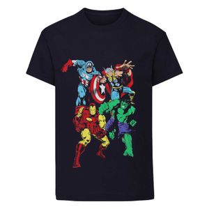 Marvel Group Kinder T-Shirt PG148 (7-8 Jahre (128)) (Marineblau)