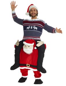 Huckepack Weihnachtsmann-Kostüm