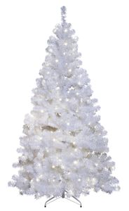 Best Season LED Ottawa Prelit-Tree, weiss,  beleuchtet, ca. 210 cm, 260 warm white LED-Lichter, outdoor, 608-12