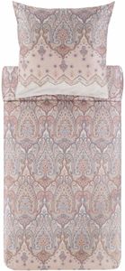 Bassetti Baumwollsatin-Bettwäsche-Garnitur ISOLABELLA Farbe BEIGE 41 Größe 135x200+80x80