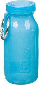 Bübi Bottle Faltbare Silikon Flasche 414 ml hellblau Trinkflasche perfekt für unterwegs oder zum Sport