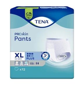 Tena Pants ProSkin Majtki chłonne plus XL, 12 sztuk