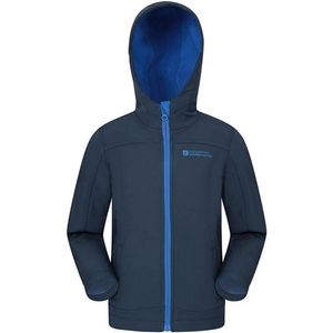 Mountain Warehouse - "Exodus" Softshelljacke Wasserbeständig für Kinder MW177 (128) (Marineblau)