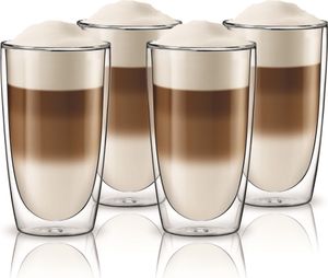 Súprava pohárov Aqualogis 350ml 4ks - termo poháre na kávu, čaj, studené alebo horúce nápoje - poháre na kávu - termo poháre na latte - súprava pohárov na kávu Súprava pohárov Aqualogis 350ml 4ks - termo poháre na kávu, čaj, studené alebo horúce nápoje - poháre na kávu - termo poháre na latte - súprava pohárov na kávu