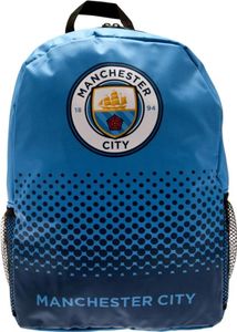 Unisex batoh Man City s prekrytým dizajnom BS1058 (jedna veľkosť) (modrý)
