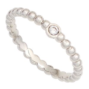 JOBO Damen Ring 950 Platin 1 Diamant Brillant 0,05ct. Platinring Größe 54 JOBO Damen Ring 950 Platin 1 Diamant Brillant 0,05ct. Platinring Größe 54