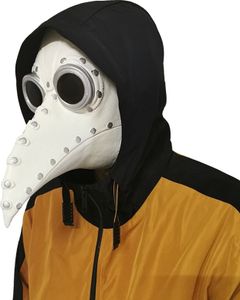 Schnabelmaske Pestmaske Rabenmaske Pest Doktor Maske Halloween Mask Plague Doctor Steampunk Gothic Kopfmaske Requisiten Scary Arzt Cosplay Halloween Kostüm