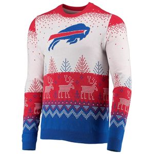 NFL Ugly Sweater XMAS Strick Pullover Buffalo Bills - M