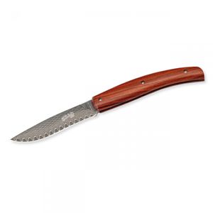 Herbertz Messer Solingen Herbertz Selektion Taschenmesser mit Sandelholz und Damast  Dunkelbraun