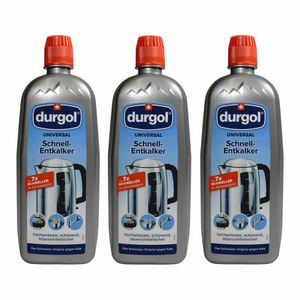 Durgol Universal Schnell-Entkalker für Geräte, Armaturen, Oberflächen, 3er Set, 3 x 750 ml