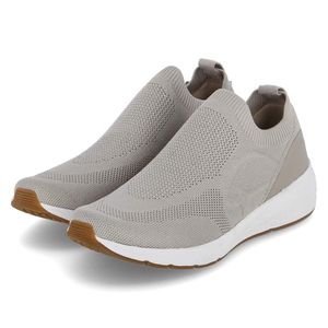 TAMARIS Damen-Sneaker-Slipper Beige, Farbe:beige/schlamm, EU Größe:39