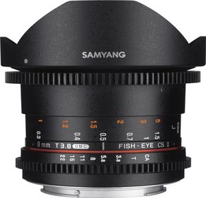 Samyang MF 8mm T3,8 Fisheye II Video APS-C Sony E Samyang MF 8mm T3,8 Fisheye II Video APS-C Sony E