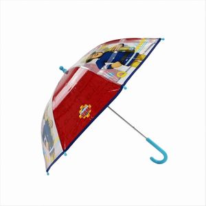 Vadobag Kinder-Regenschirm transparent mit Motiv Fireman Sam Rainy Days