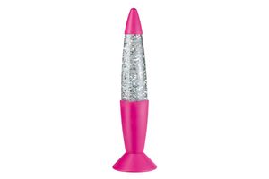 TIP LED Tischleuchte Glitterleuchte Mood Pink Multicolor Lavalampe für 3 x AA Batterie mit Schalter TIP LED Tischleuchte Glitterleuchte Mood Pink Multicolor Lavalampe für 3 x AA Batterie mit Schalter
