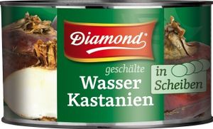DIAMOND geschälte Wasserkastanien in Scheiben 227g / 140g ATG