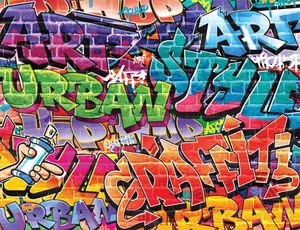Fototapete Graffiti Sprayer Hip-Hop Art