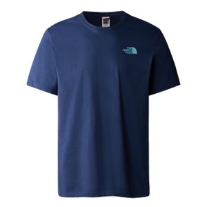The North Face M S/S Redbox Celebration Tee Summit Navy/Reef Waters S