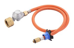 Cadac Gasdruckregler HP Hochdruckregler von Kartusche auf Gasflasche mit 85 cm Schlauch