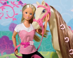 Steffi Love Reitausflug, Puppe mit Pferd