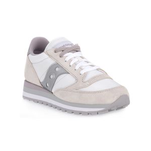 Saucony Jazz Triple  Damen, Sneaker, Leder/Textil, White/Silver, NEU - Damenschuhe Sneaker, Weiß, leder/textil