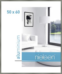 Nielsen Aluminium Bilderrahmen Classic, 50x60 cm, Platin