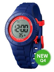 Ice-Watch 021271 ICE digit Blue red Uhr Junge Alarm blau