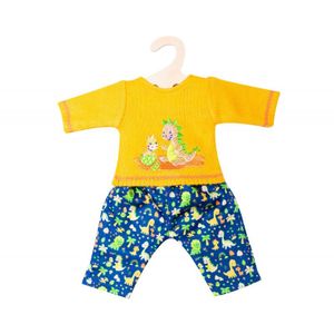 Puppen-Strickpullover mit Hose Dino 28-35cm