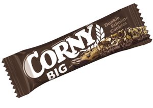 Big Dunkle Schoko-Cookies Müsliriegel von Corny, 50g