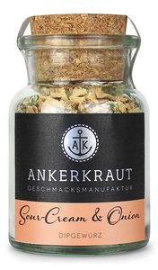 Ankerkraut Sour Cream and Onion Gewürzmischung im Korkenglas 90g