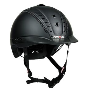 Reithelm Mistrall-2 Edition schwarz-schwarz Struktur, Helmgröße:M  55-57cm
