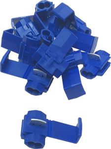 baytronic 10x Schnellverbinder / Spannungsdieb blau
