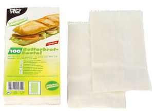PAPSTAR Butterbrotbeutel (B)100 x (T)30 x (H)210 mm 100 Stück