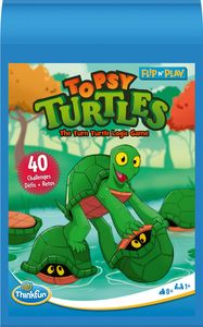 ThinkFun 76576 - Flip N' Play Topsy Turtles - das Reise-Logikspiel, für Kinder und Erwachsene ab 8 Jahren, ab 1 Spieler