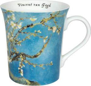 Könitz Les Fleurs Van Gogh II Becher, Mandelblüte, Tasse, Kaffeetasse, Porzellan, Blau, 410 ml, 11 1 100 2270