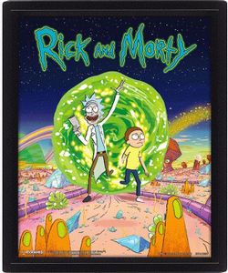 Rick And Morty - Poster, 3D PM6220 (25,4 cm x 20,32 cm) (Bunt)