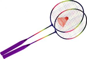 Free and Easy badminton-Set 3-teilig 62 cm schwarz
