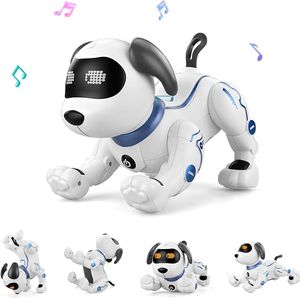 LE NENG SPIELZEUG K16A Elektronische Haustiere Roboter Hund Stunt Dog Voice Command Programmierbare Touch-sense Musik Song Spielzeug für Kinder Geburtstag Weihnachtsgeschenk Spielzeugfiguren