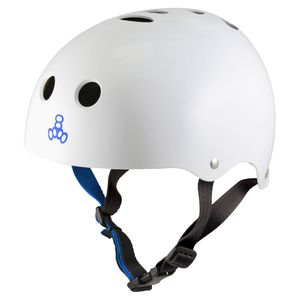 Triple 8 SS22 - Halo Helm white rubber S