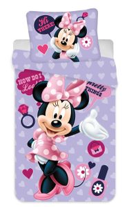 Minnie Maus Kinderbettwäsche Set 135/140x200 cm Garnitur Mikrofaser Bettwaren