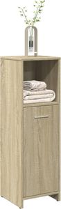 vidaXL Kúpeľňová skrinka Sonoma Oak 30x30x95 cm Materiál dreva vidaXL Kúpeľňová skrinka Sonoma Oak 30x30x95 cm Materiál dreva