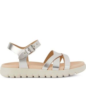 Geox Girls Classic Sandals J45GSA 000CF C1007 Farba: strieborná Veľkosť: 29