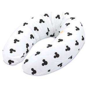 Stillkissen xxl Seitenschläferkissen Baumwolle - Pregnancy Pillow Schwangerschaftskissen Lagerungskissen Erwachsene 165x70 cm Schwarz Maus