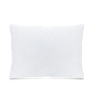 Kopfkissen 40x60 Steppkissen füllkissen Bettkissen Mikrofaser Kissen für Allergiker Schlafkissen Pillow (Weiß, 40 x 60 cm)