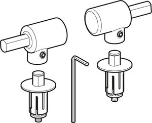 Geberit Scharniere passend zu Flow WC-Sitz 575950
