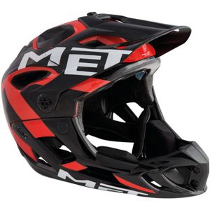 MET Fullface Helm Parachute , rot, L