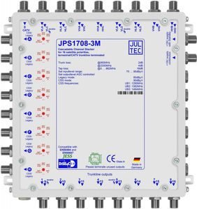 JULTEC JPS1708-3M Unicable-MS für 4 (Breitband 8) Satelliten