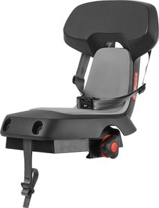 POLISPORT Guppy Junior Kindersitz hinten Fahrradträger Montage - Dunkelgrau/Hellgrau